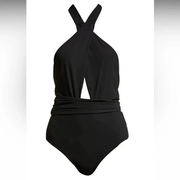 Tory Burch Wrap One-Piece Swimsuit Size L